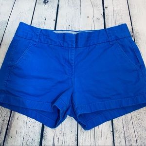JCrew | Chino Shorts Royal Blue Size 6